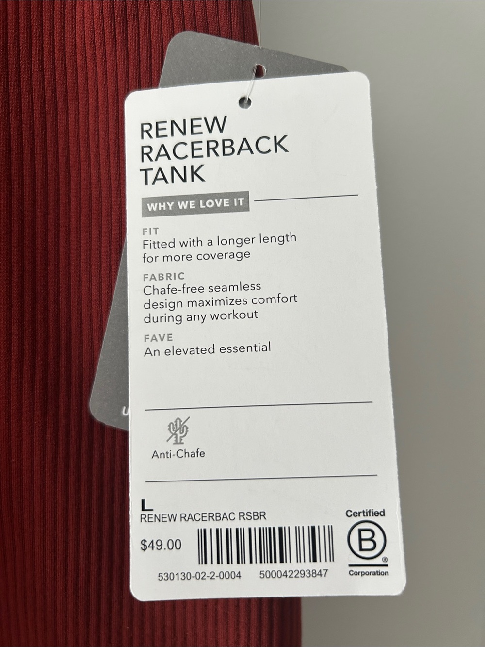 Athleta Renew Racerback Tank - Picture 2 of 4